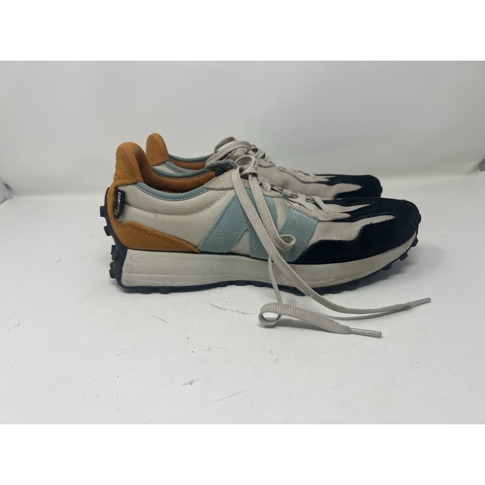 New Balance 327 Cordura Mens Size 9.5 D Moonbeam Orange Grey Sky Blue MS327WN1 - Picture 5 of 7